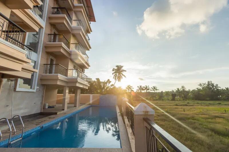 Vista Verde | Luxe 1BHK w/ Pool & Field Views