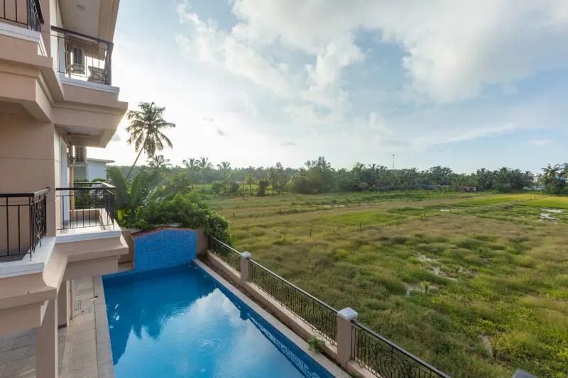 Meadow View | Luxe 1BHK w/ Pool & Field Views